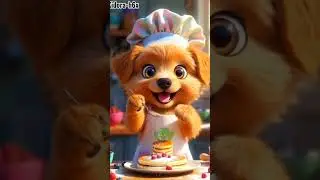 Puppy Makes Pancakes 🐶🥞 | Funny Cooking Rhyme for Kids | Cute Puppy Cartoon Song