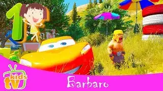 LEARN NUMBERS BOATS and LIGHTNING MCQUEEN with superheroes Barbaro Clash cartoon for kids