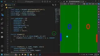 ASMR Programing - pong game with HTML, CSS and JavaScript