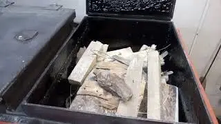 ШАХТНЫЙ КОТЕЛ ТОПЛЮ МУСОРОМ / I sink the boiler with garbage