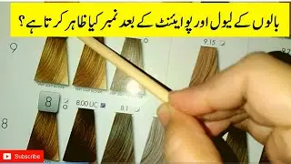 HOW TO READ HAIR COLOUR CHART || KEUNE SHADE CARD