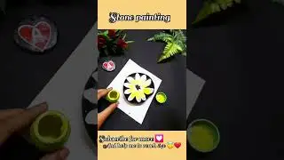 Easy stone painting 🖤