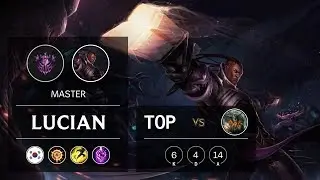Lucian Top vs Olaf - KR Master Patch 9.18