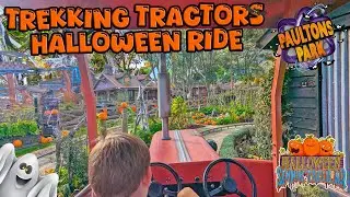 Trekking Tractors Tornado Springs Halloween Spooktacular at Paultons Park (Oct 2025) [4K]