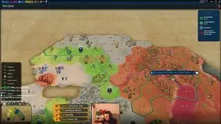 (Comeback Cree?) Civilization VI Competitive Multiplayer Ranked 10man Free for All (Long Game)