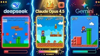 3 Нейросети сделали MARIO &mdash; Результат УДИВИЛ | DEEPSEEK vs GEMINI vs CLAUDE