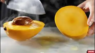Fresh Fruits + Sharp Cuts = ASMR Heaven😳🔪