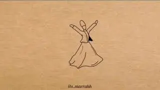 Whirling Dervish Dancing - Sufi Dance - 2D Animation
