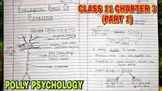 #5 The Bases of Human Behaviour (Part 1) Class 11 Psychology Chapter 3 NCERT