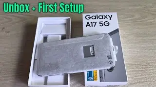Распаковка Galaxy A17 5G и первая настройка (пошаговая инструкция)