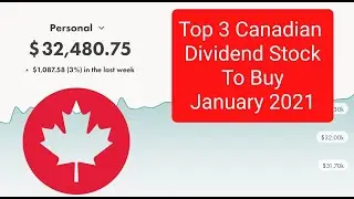Top 3 Best Canadian Dividend Stock to Buy In January 2021 / Dividend Growth Investing Canada