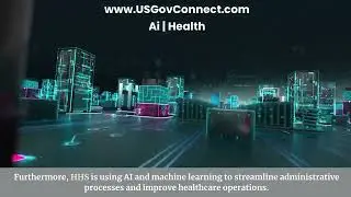 What specific health-related tasks or initiatives is the HHS using AI and machine learning for?