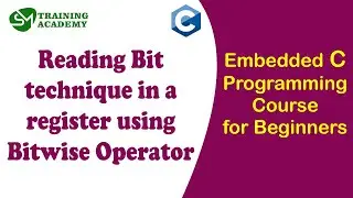 Reading bit status in register technique using bitwise operator