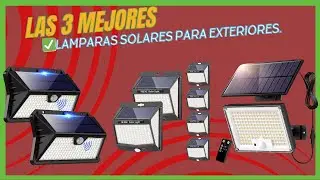 😮Las 3 Mejores Lamparas Solares Para Exteriores 2025 de Amazon✅Lamparas led con sensor de movimiento