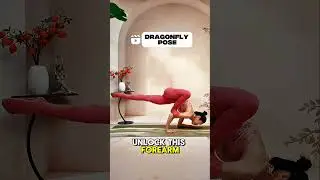 How to Master Dragonfly Pose | Advanced Yoga Arm Balance Tutorial. #yoga