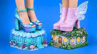☀️ Девушка Дня ПРОТИВ Девушки Ночи! 🌙 Магическая Битва Стилей Макияжа ✨💖 (Вызов Свет против Тьмы)