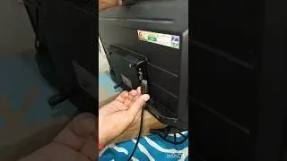 connect HDMI cable to samsung smart tv #connect #hdmi #shorts