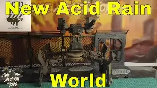 Acid Rain World Waterstrider 1:18 scale  mech walker. Great, but  amazing when paired with an Ankylo