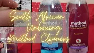 South African Mom 🇿🇦 buying Method cleaners//Unboxing// Method Cleaners,Peanut butter & shampoo bars
