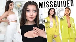 AD TRYING ON VERY EXTRA CLOTHING FROM MISSGUIDED!