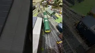 57007 leaves the engine sheds. DCC with Sound.