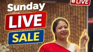 Sunday live last few days left #saraswaticollection  #mekhelasadornew order watsapp no - 7002444623