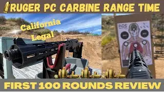 RUGER PC CARBINE: СТРЕЛЬБА &mdash; ПЕРВЫЕ 100 ПАТРОНОВ | РАЗРЕШЕНО В КАЛИФОРНИИ | EP#59
