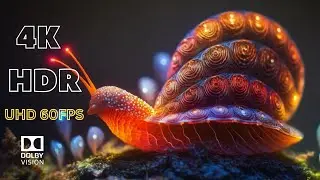 Vibrant Wildlife | 4K HDR 60fps Dolby Vision with Calming Music (Animal Colorfully)