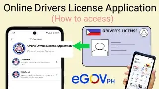 How to Access Online Drivers License Application in eGovPH App