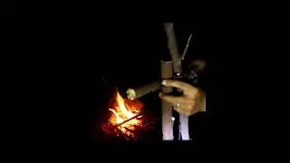Solo camping: Quick and easy cooking tripod #survival  #bushcraft  #solocamping  #solocamp