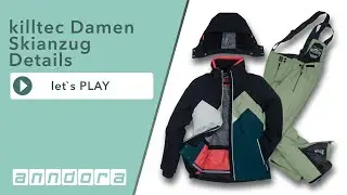 Skianzug f&uuml;r Damen mit funktionellen Details - Marke killtec 38622 SET1