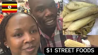 $1 African Street Foods In Uganda 🇺🇬 ft @JoelObertan @afrosamtv
