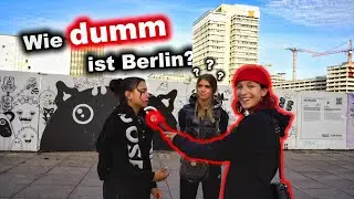 Wers weiss bekommt 5€ 😏😂 Strassenumfrage | How2Shirli