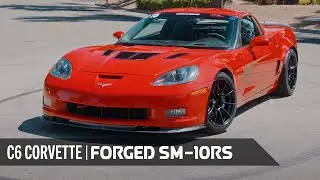 C6 Corvette Z06 on Apex SM-10RS Forged Wheels