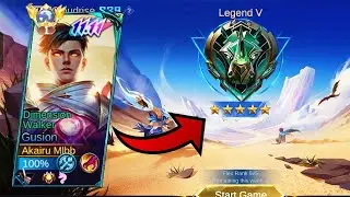 ⚡LAST MATCH BEFORE REACHING LEGEND WITH GUSION⚡| SEASON 39 | MOBA 5V5 | AKAIRU MLBB.