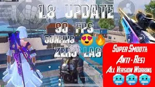 Unlock Ultra Hd + 90 Fps With Glacier Effect 🥶 For Bgmi 1.8 Update | Ultra Hd 90 Fps Config For Pubg