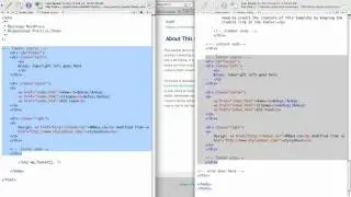 WordPress Tutorial: Customizing Footer [HTML2WP screencast]
