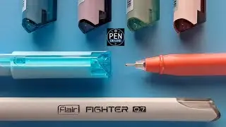 Flair FIGHTER Ball Pen - Latest Ball Pen in 2025 - Triangular Grip Ball Pen - Designer Ball Pen