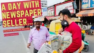 A Day With NewsPaper Seller | Life Struggle | The Guy On Roads | Setu Sharma