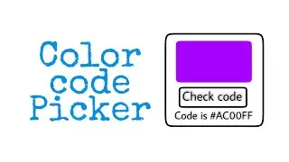 How to create color code picker Website using HTML CSS and JavaScript | Coder8077
