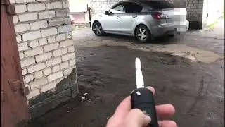 Checking PANDORA 5000 v 9 Full with a car factory alarm system and a barrier&rsquo;s automatic