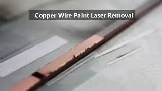 Laser Depainting Of Enameled Wire
