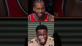 Kevin Hart cries while reacting to Kawhi Leonard interview #shorts