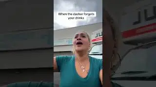How you bring napkins but forget my drinks 😩 #reels #funny #relatable #dashers