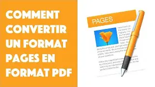 Comment convertir un format Pages en format PDF ?