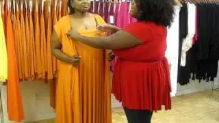 Monif C. Plus Sizes Marilyn Convertible Dress Video #4 - Jill Scott Wrap