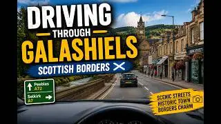 A drive through Galashiels in the Scottish Borders
