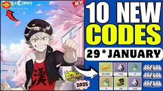 ✨29*JANUARY 2025✨CODES🎉BLACK CLOVER MOBILE GIFT CODES 2025 - BLACK CLOVER MOBILE REDEEM CODES 2025