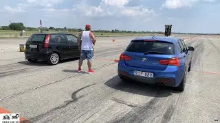 BMW M140i vs Fiat Punto GT drag race 1/4 mile 🚦🚗 - 4K