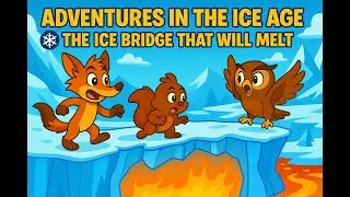 Ice Age Adventures The Melting Ice Bridge #stories, #KidsStory, #kidchannel,